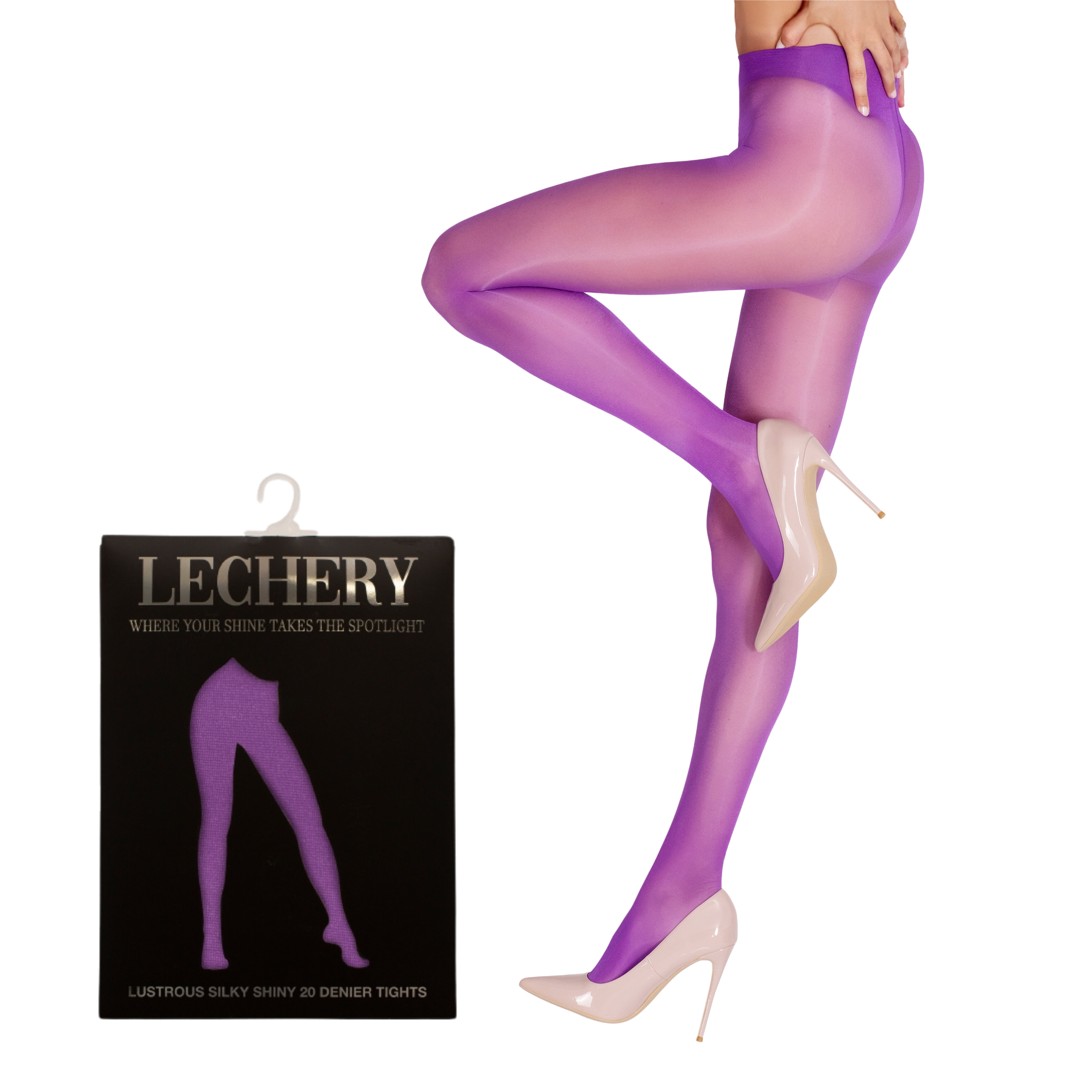 Lustrous Shiny Sheer Pantyhose