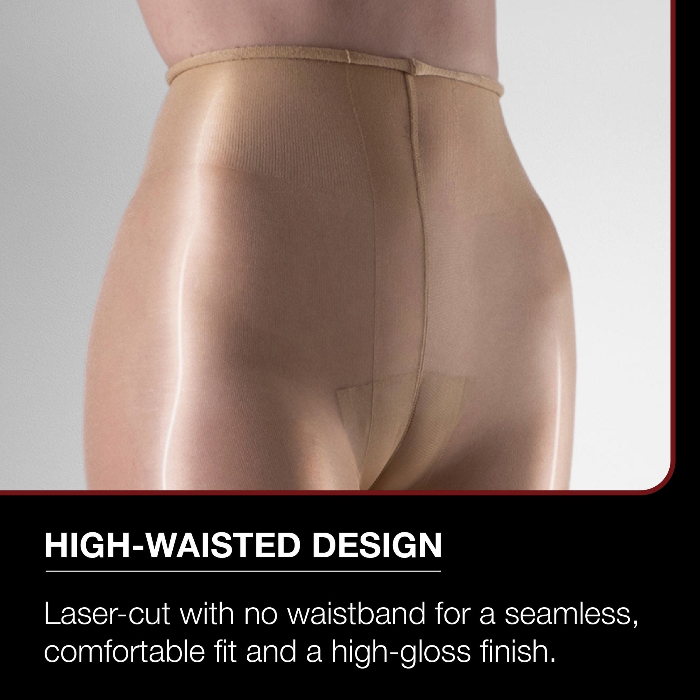 Lustrous Shiny Semi-Opaque Pantyhose