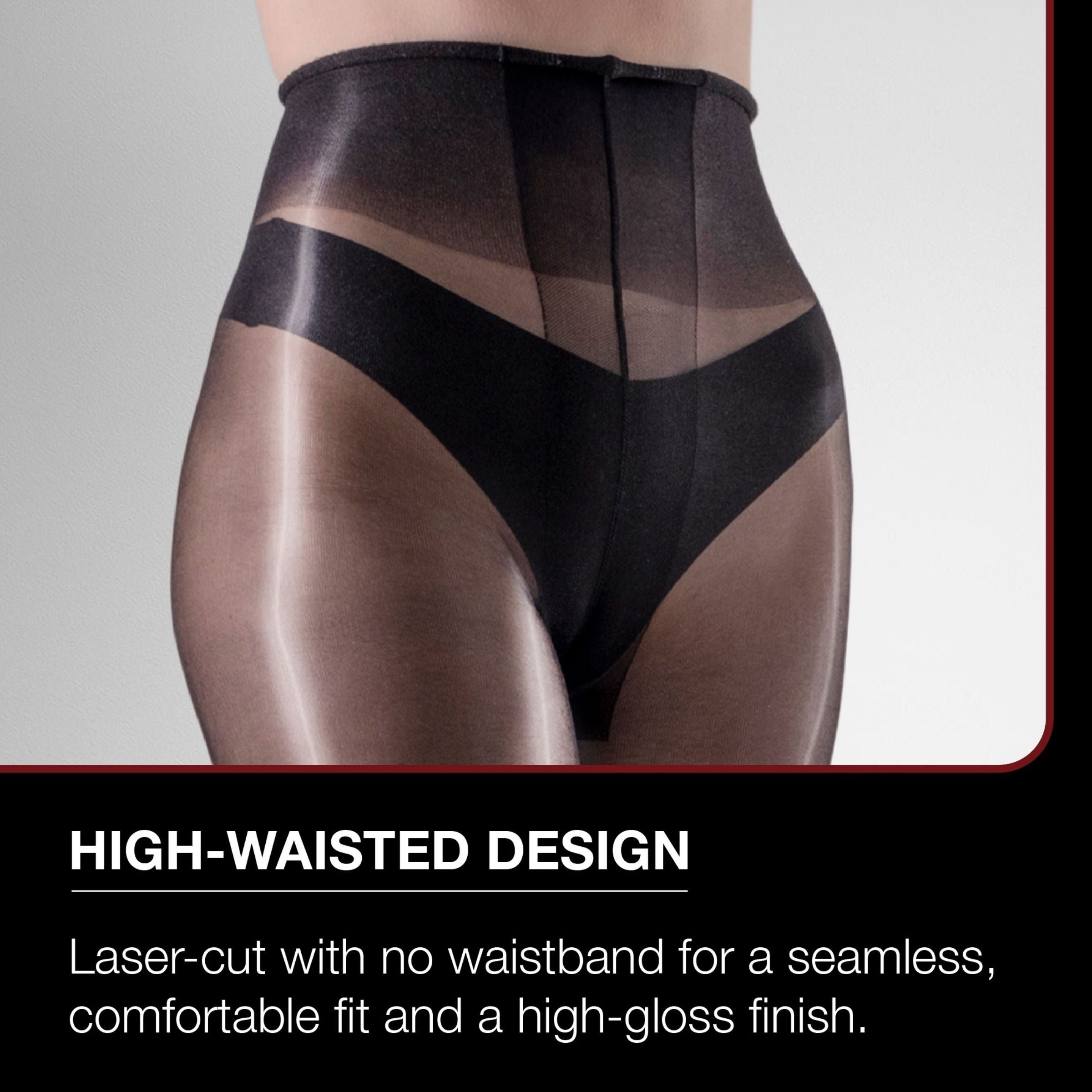 Lustrous Shiny Semi-Opaque Pantyhose