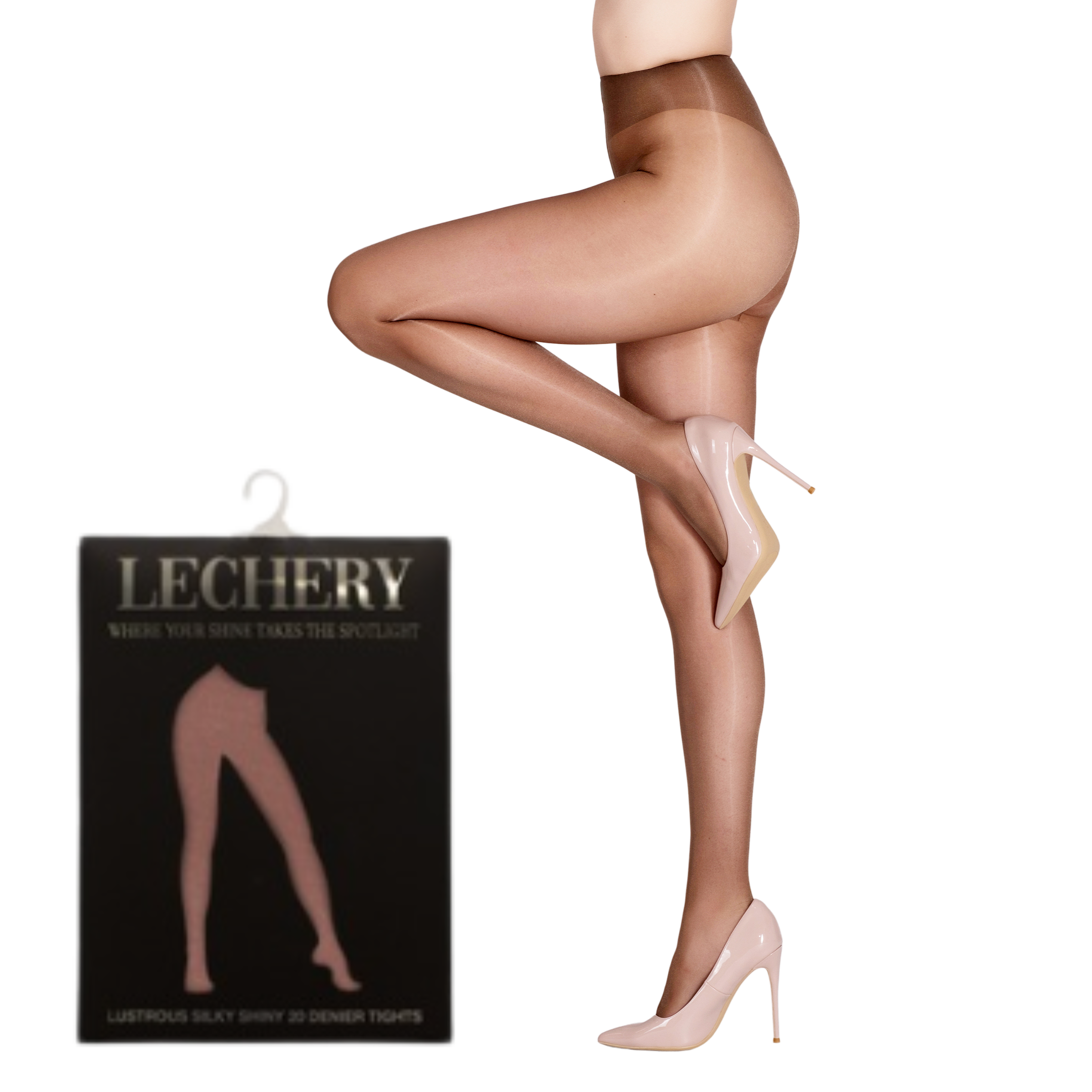 Lustrous Shiny Sheer Pantyhose