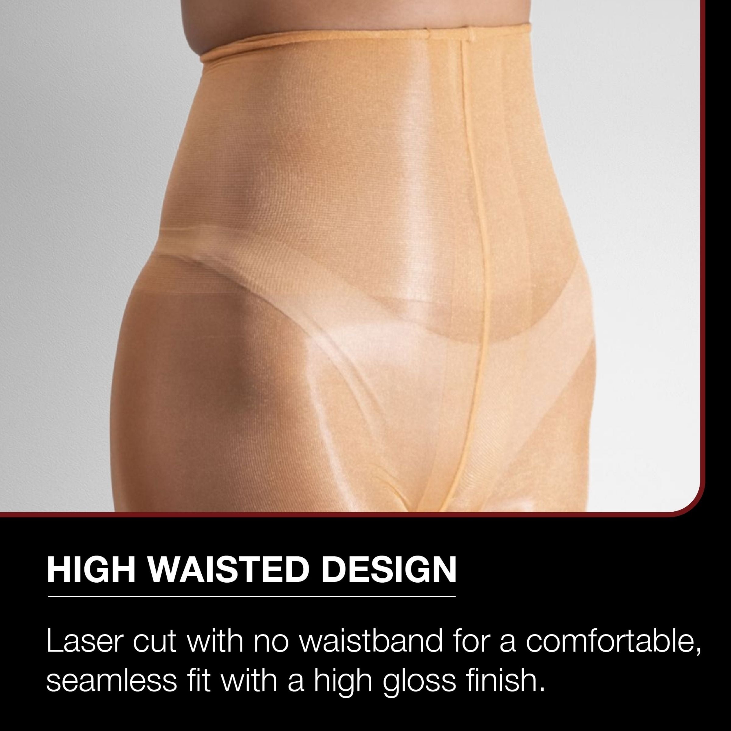 Lustrous Shiny Semi-Opaque Pantyhose