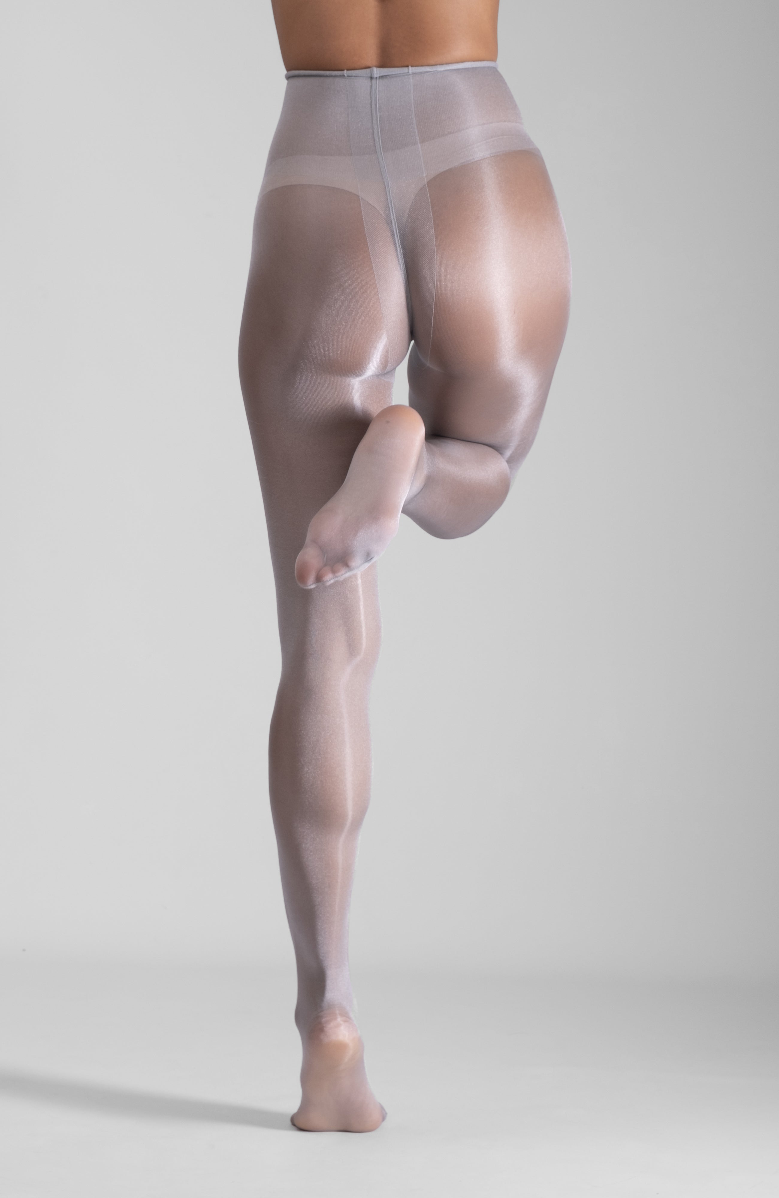 LECHERY® LUSTROUS SILKY SHINY 20 DENIER PANTYHOSE - GREY