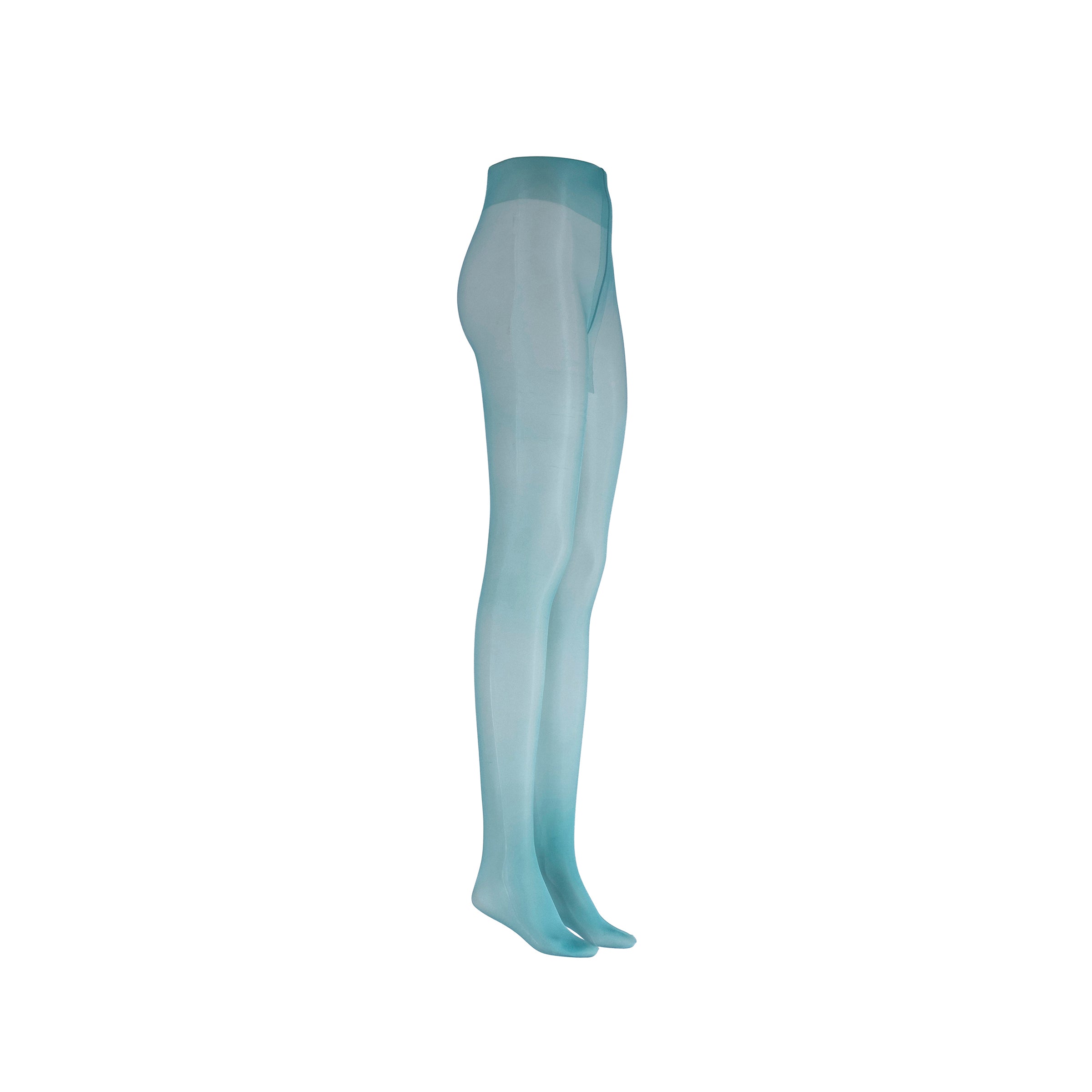 LECHERY® LUSTROUS SILKY SHINY 40 DENIER SEMI-OPAQUE PANTYHOSE TIGHTS • GREEN