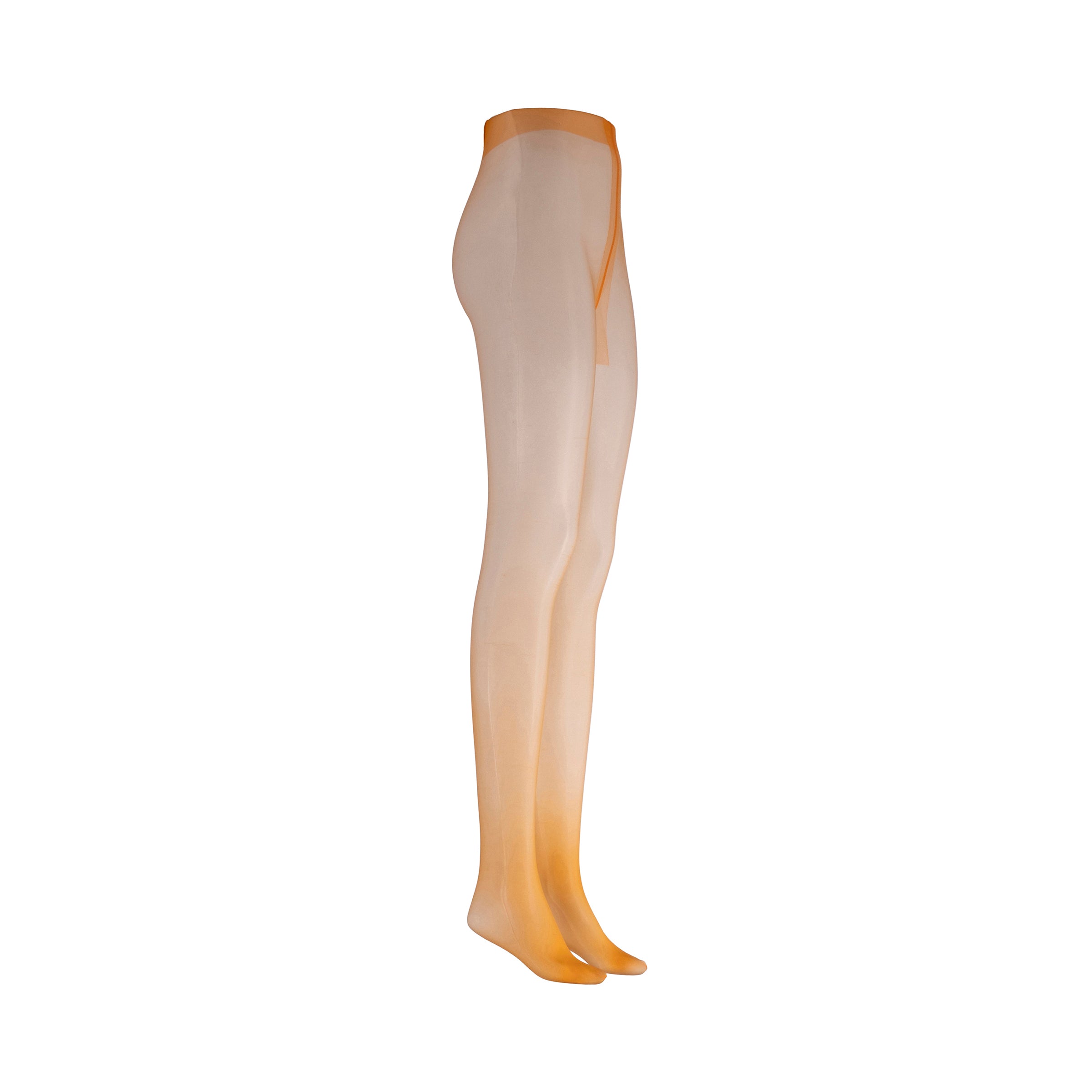 LECHERY® LUSTROUS SILKY SHINY 20 DENIER SHEER PANTYHOSE TIGHTS • ORANGE