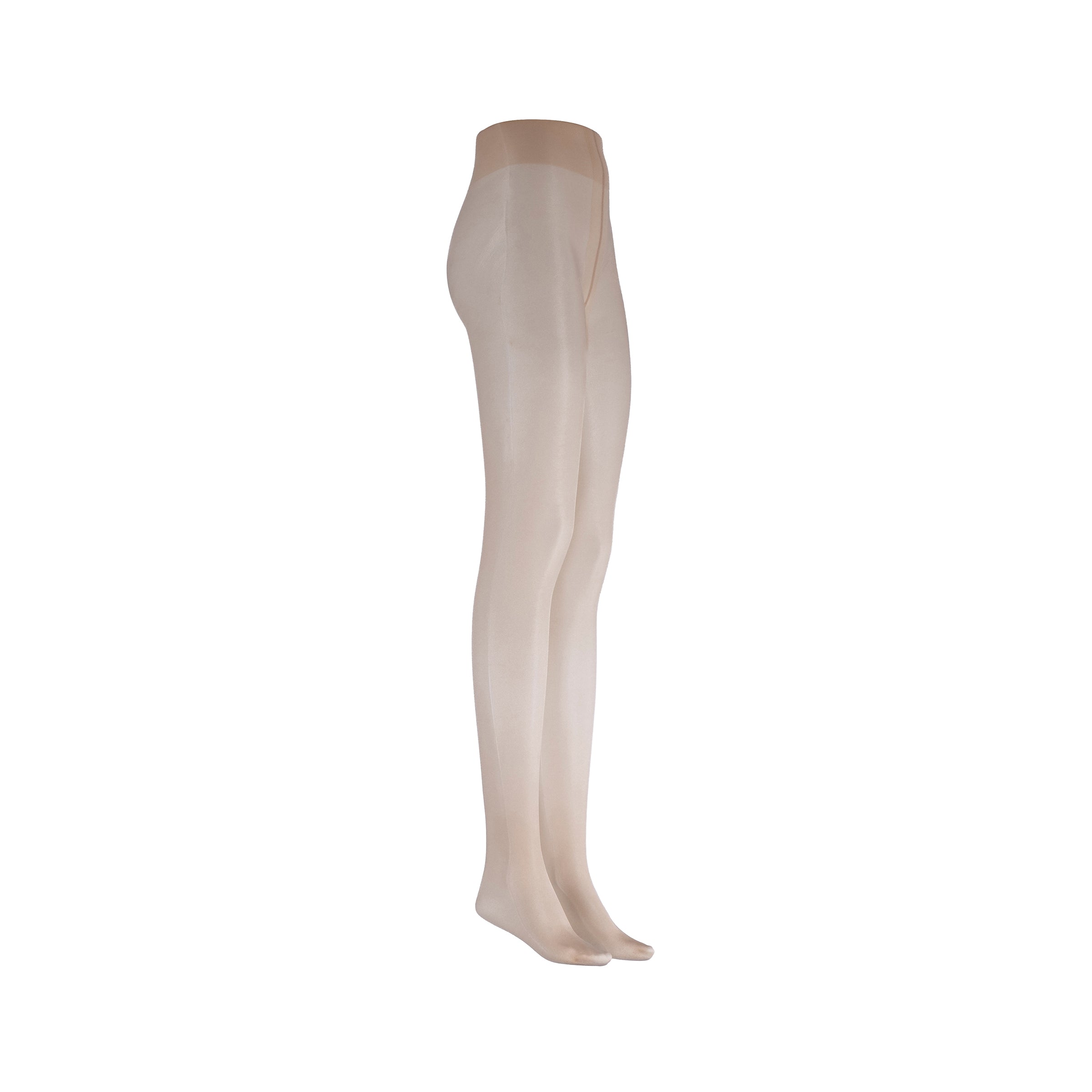 LECHERY® LUSTROUS SILKY SHINY 40 DENIER SEMI-OPAQUE PANTYHOSE TIGHTS • NATURAL