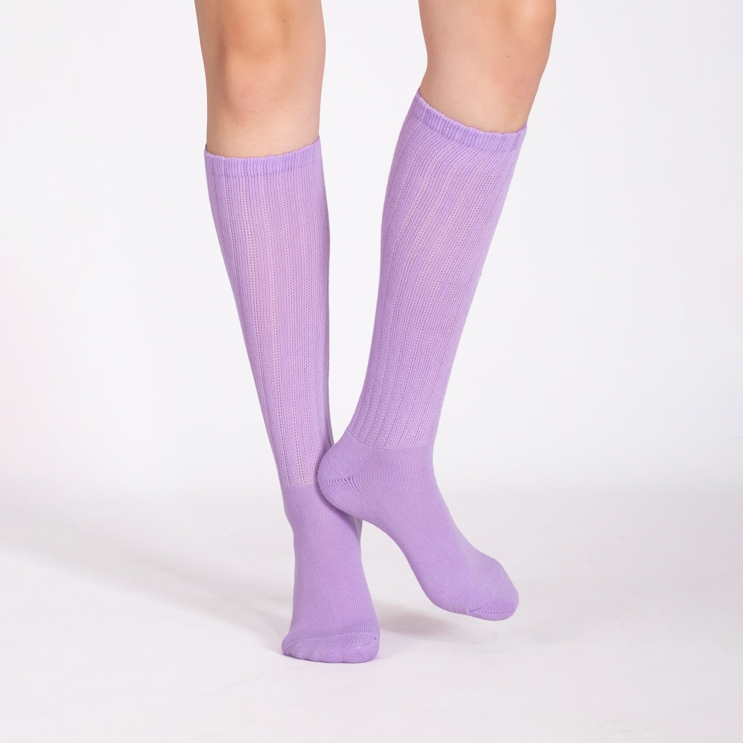 LECHERY® SCRUNCH SLOUCHY SOCKS • LILAC