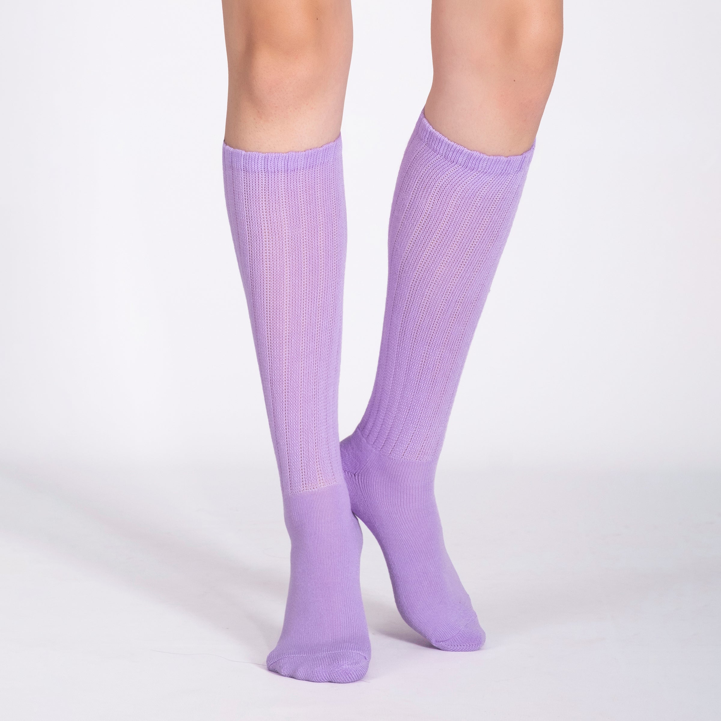 LECHERY® SCRUNCH SLOUCHY SOCKS • LILAC