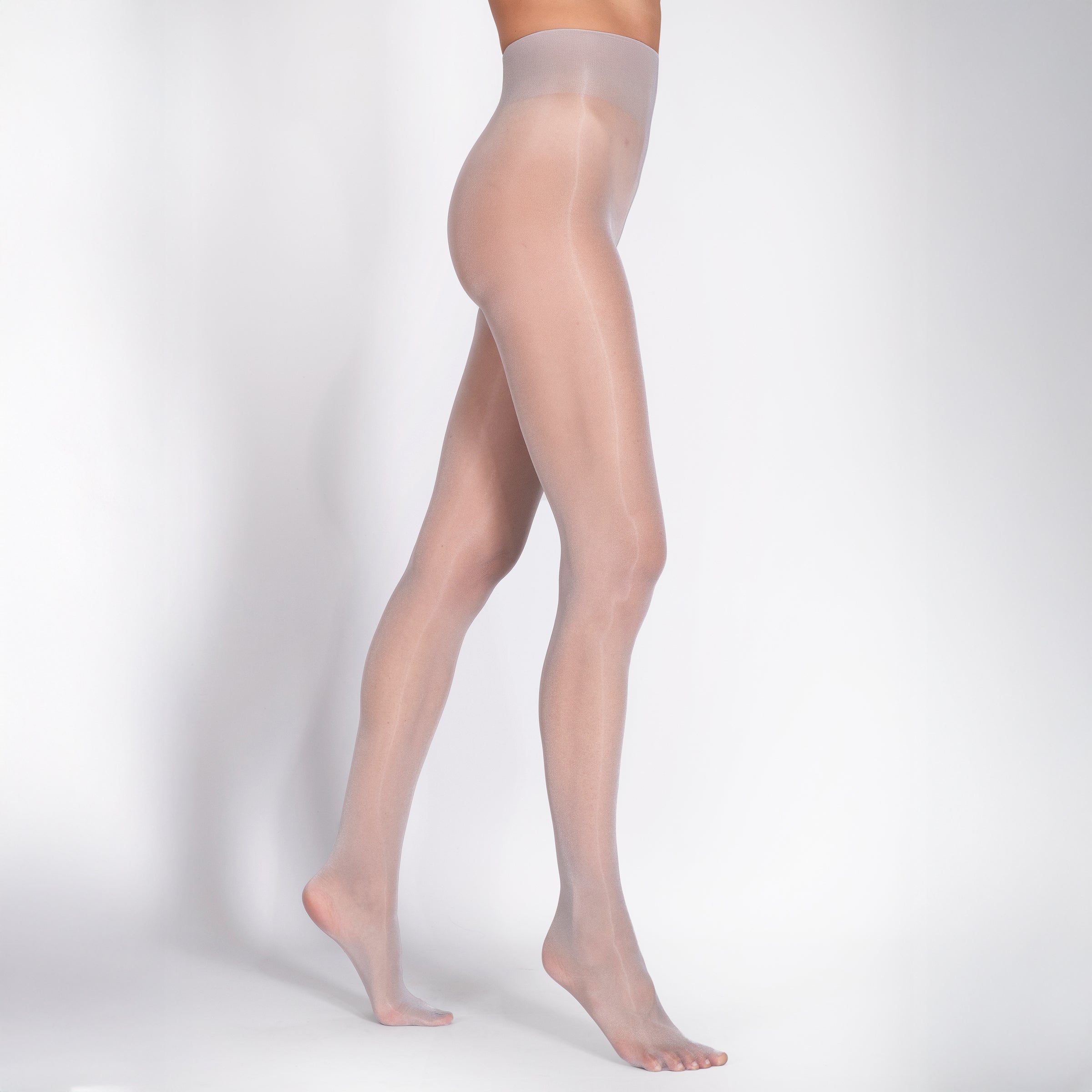 LECHERY® LUSTROUS SILKY SHINY 20 DENIER PANTYHOSE • GREY