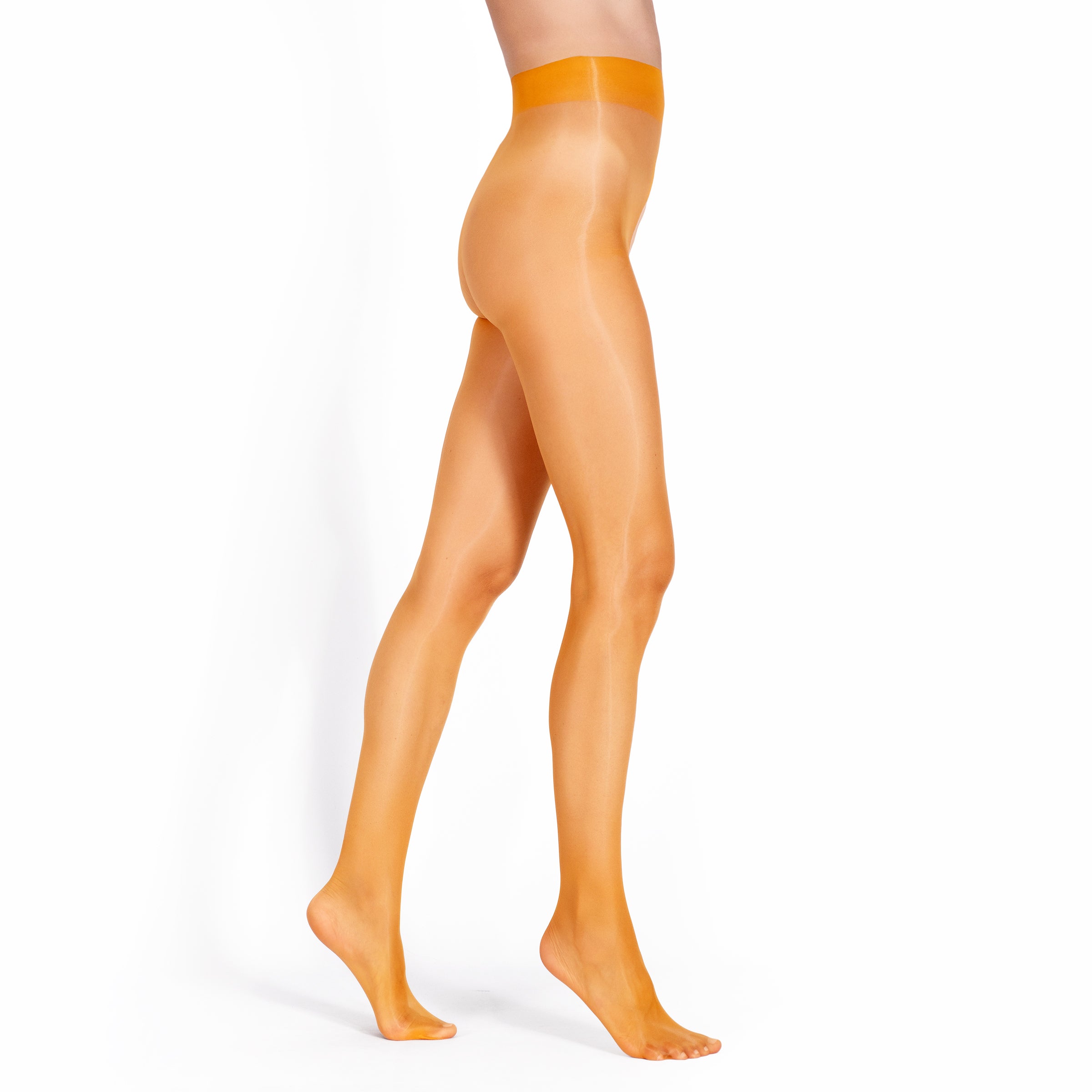 LECHERY® LUSTROUS SILKY SHINY 20 DENIER PANTYHOSE • YELLOW