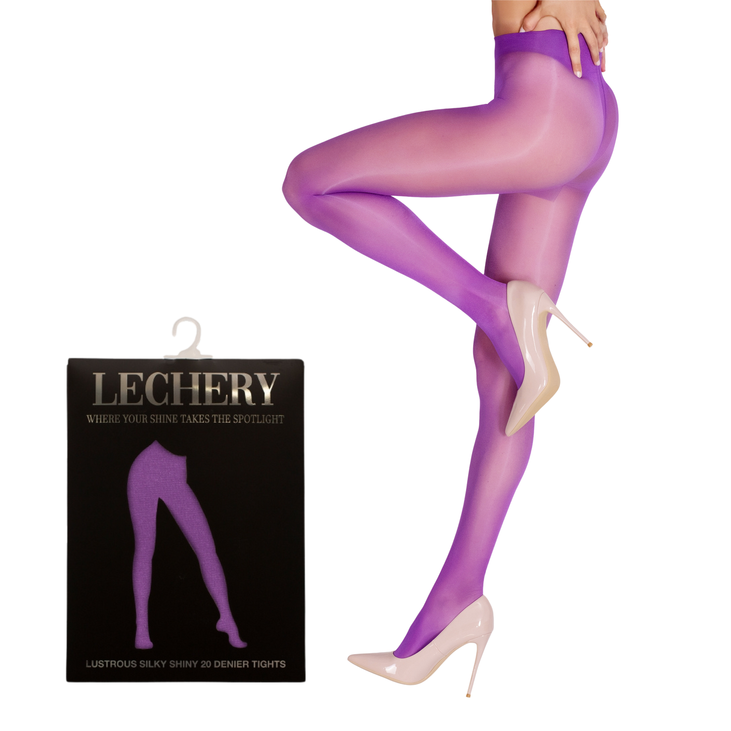 Lustrous Shiny Sheer Pantyhose