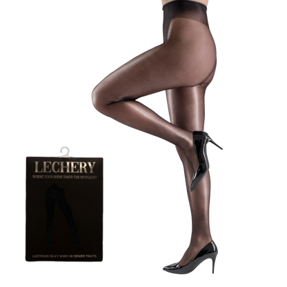 Lustrous Shiny Semi-Opaque Pantyhose