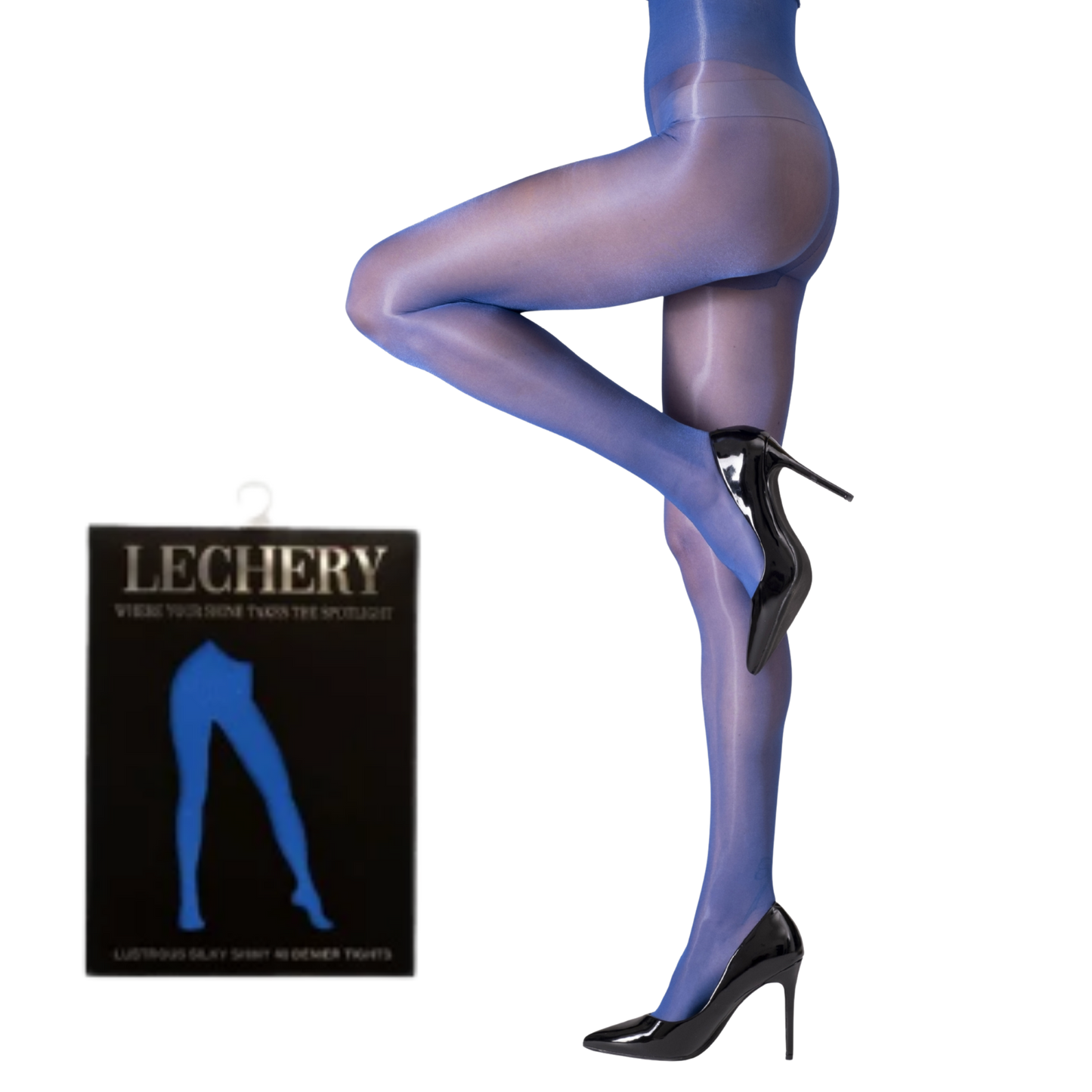 Lustrous Shiny Semi-Opaque Pantyhose