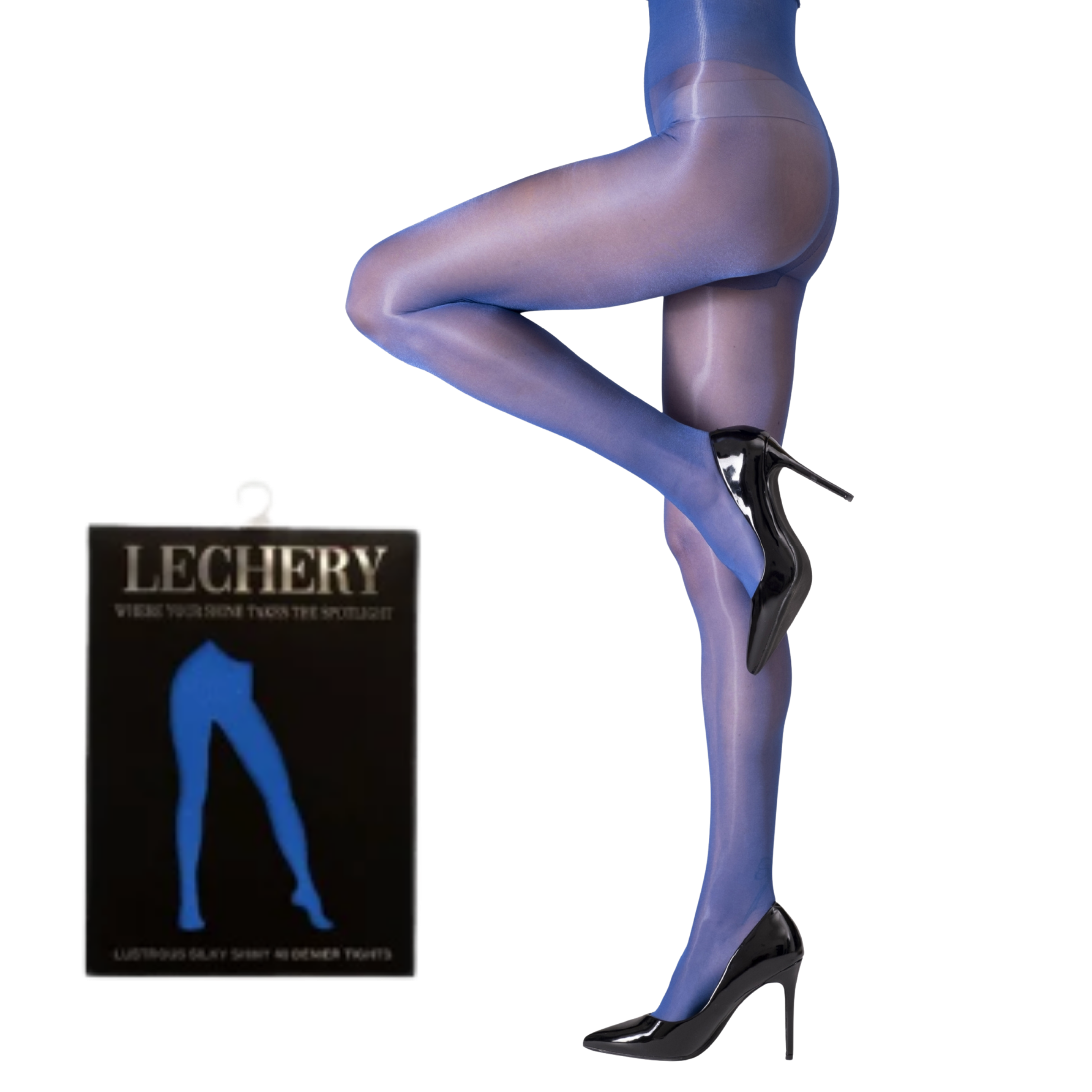Lustrous Shiny Semi-Opaque Pantyhose