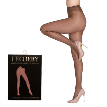 Lustrous Shiny Semi-Opaque Pantyhose