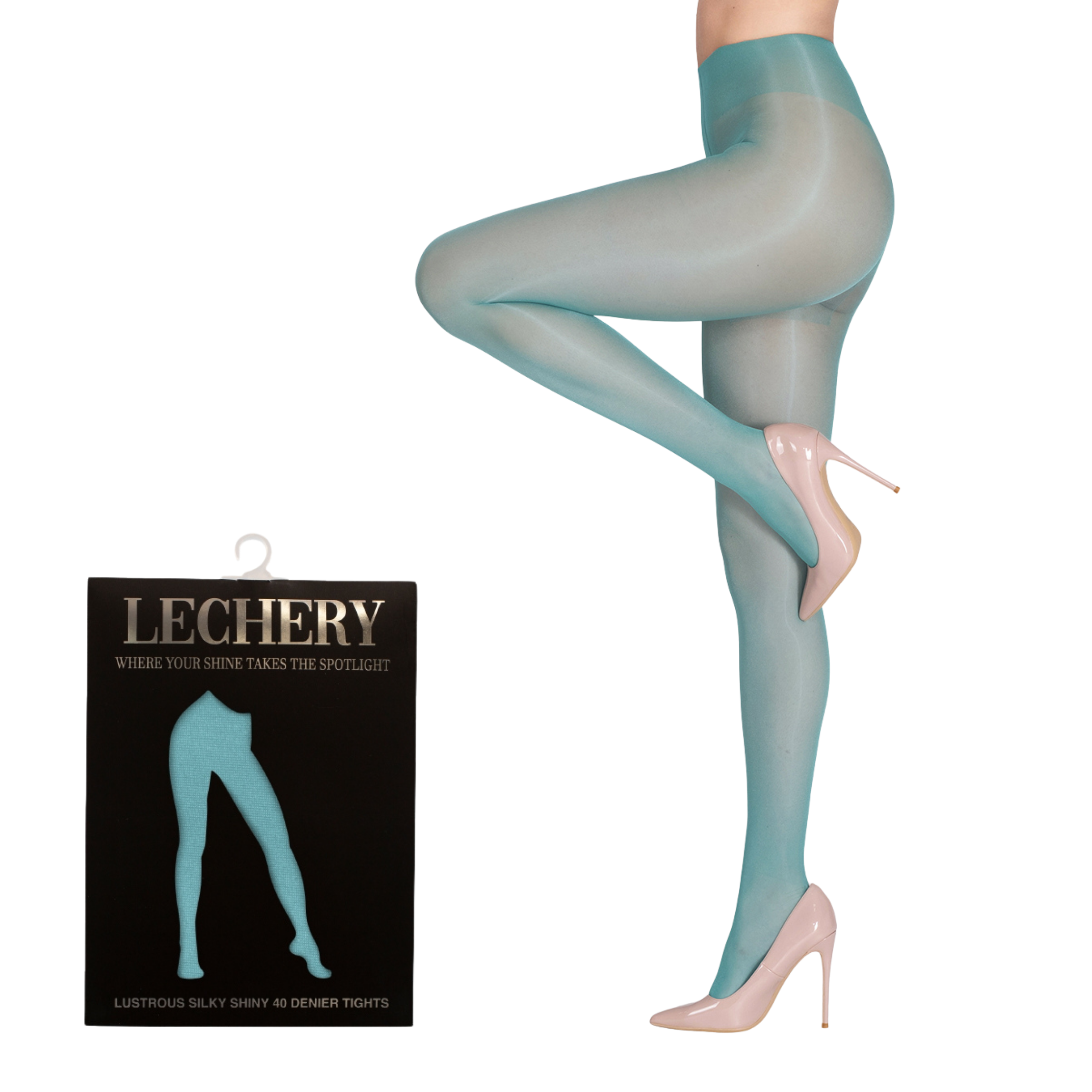 Lustrous Shiny Semi-Opaque Pantyhose