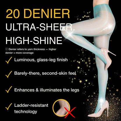Lustrous Shiny Sheer Pantyhose