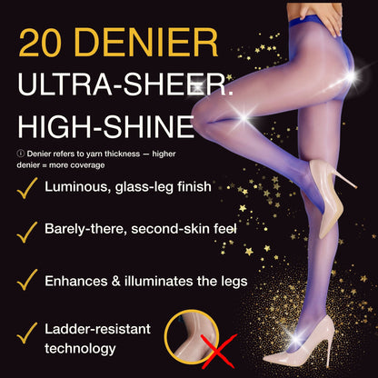 Lustrous Shiny Sheer Pantyhose
