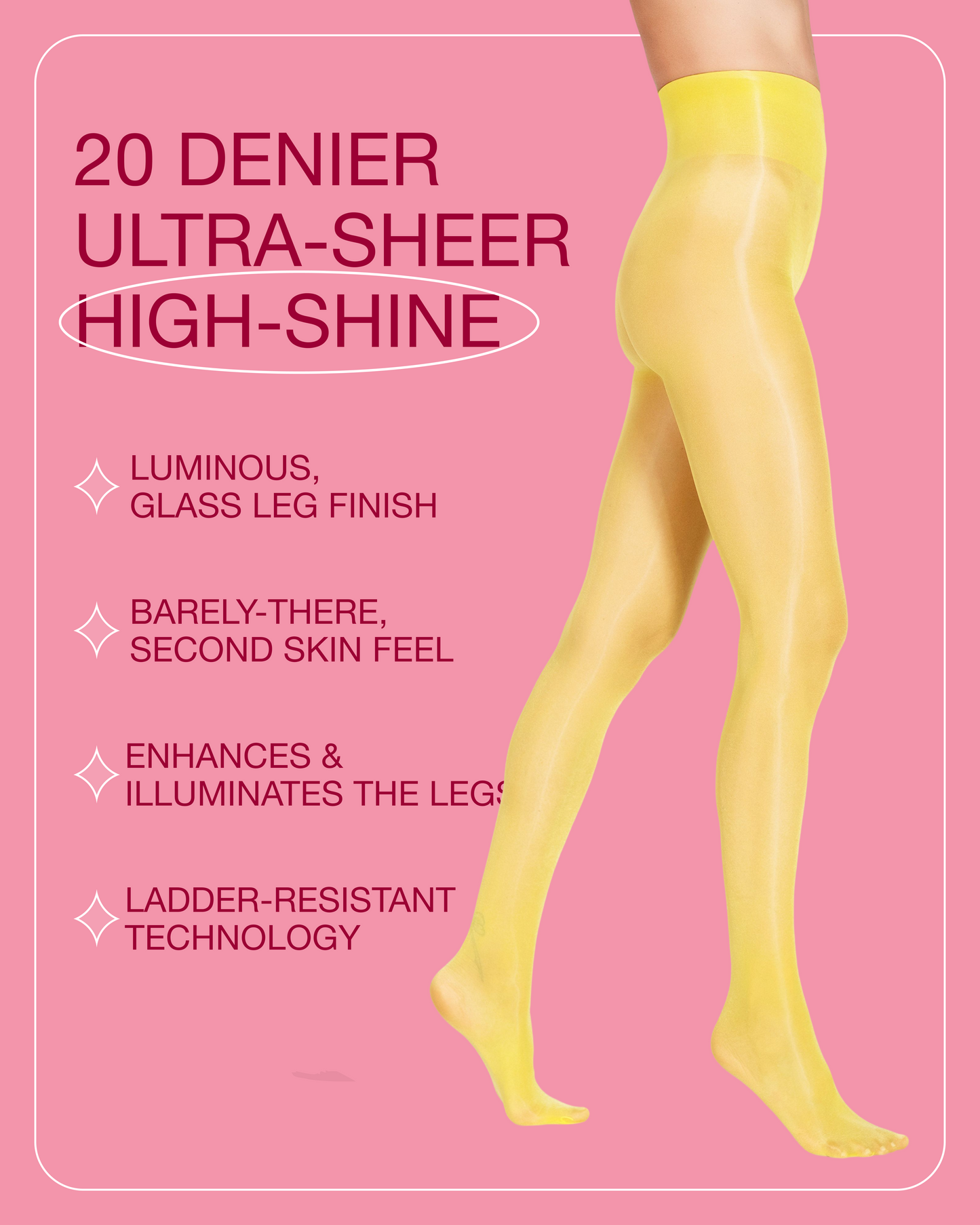 Lustrous Shiny Sheer Pantyhose