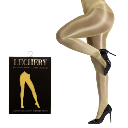 Lustrous Shiny Semi-Opaque Pantyhose
