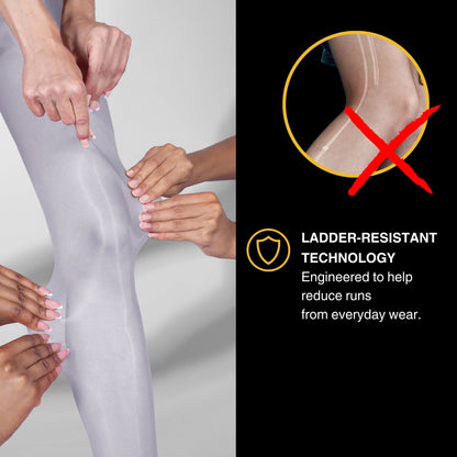 Lustrous Shiny Semi-Opaque Pantyhose