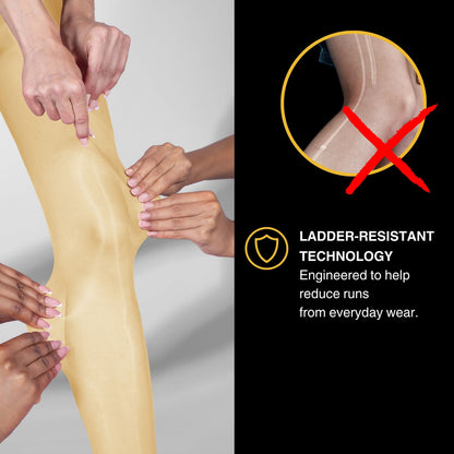 Lustrous Shiny Semi-Opaque Pantyhose