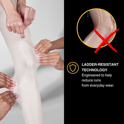 Lustrous Shiny Semi-Opaque Pantyhose