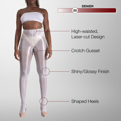 Lustrous Shiny Sheer Pantyhose
