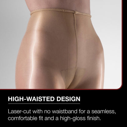 Lustrous Shiny Semi-Opaque Pantyhose