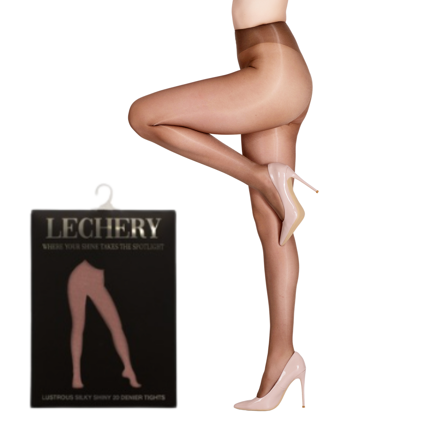 Lustrous Shiny Sheer Pantyhose