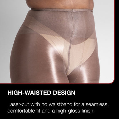 Lustrous Shiny Semi-Opaque Pantyhose