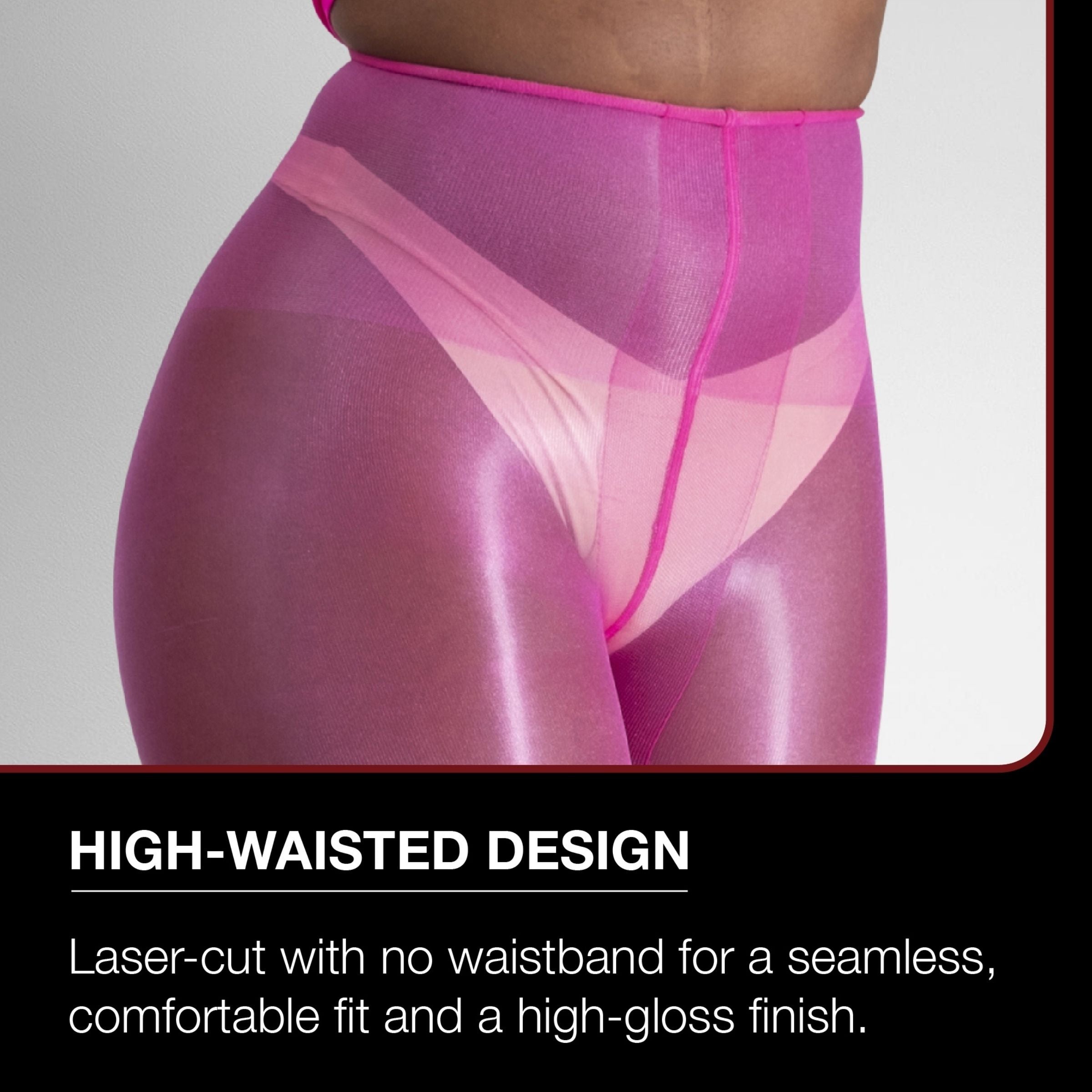 Lustrous Shiny Semi-Opaque Pantyhose