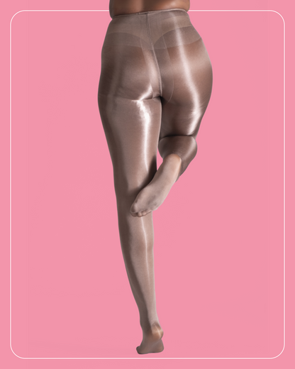 Lustrous Shiny Semi-Opaque Pantyhose