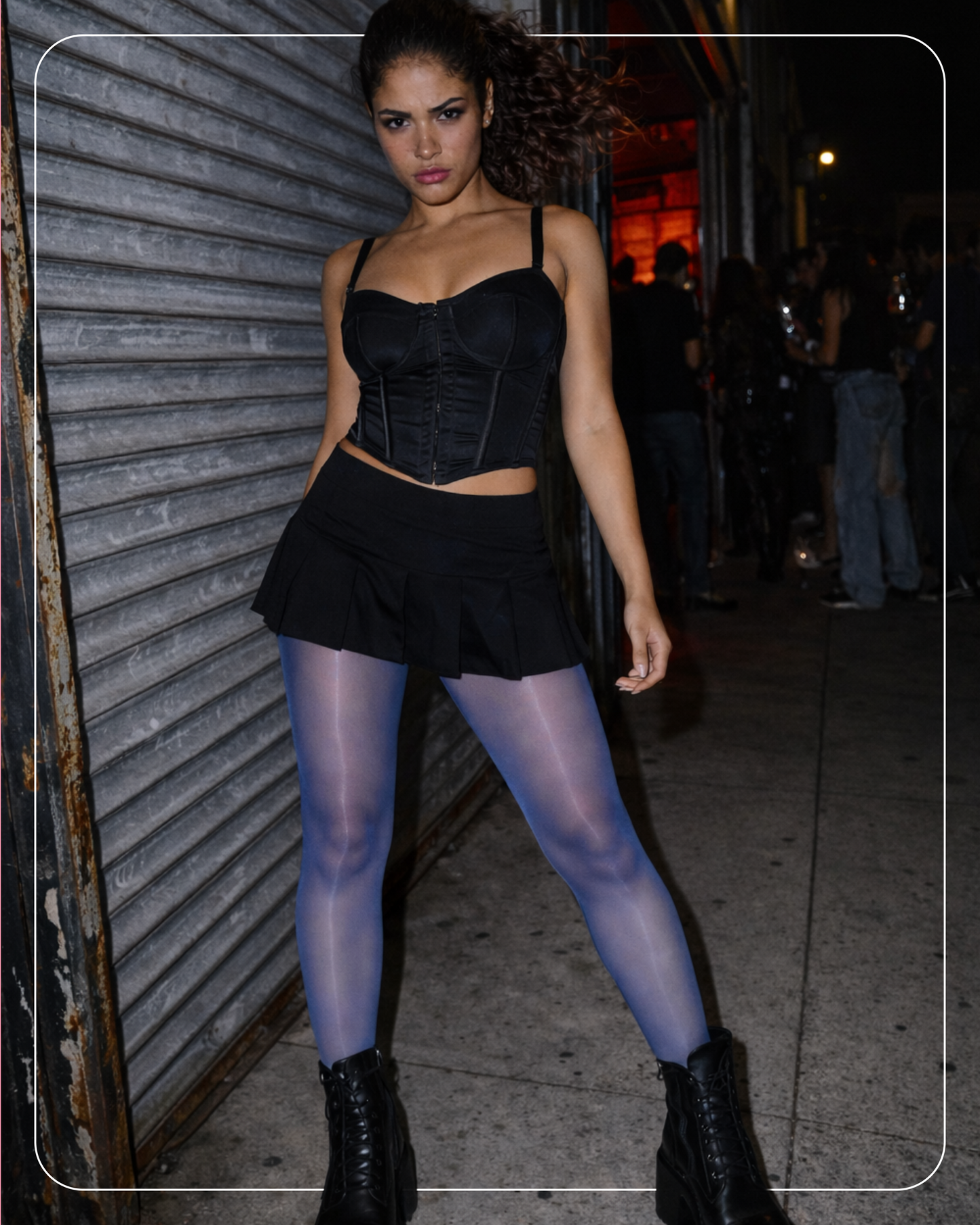 Lustrous Shiny Semi-Opaque Pantyhose