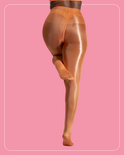 Lustrous Shiny Semi-Opaque Pantyhose