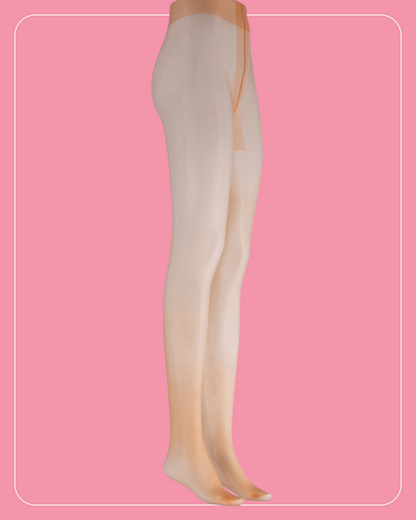 Lustrous Shiny Semi-Opaque Pantyhose