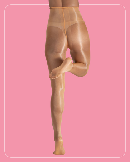 Lustrous Shiny Semi-Opaque Pantyhose