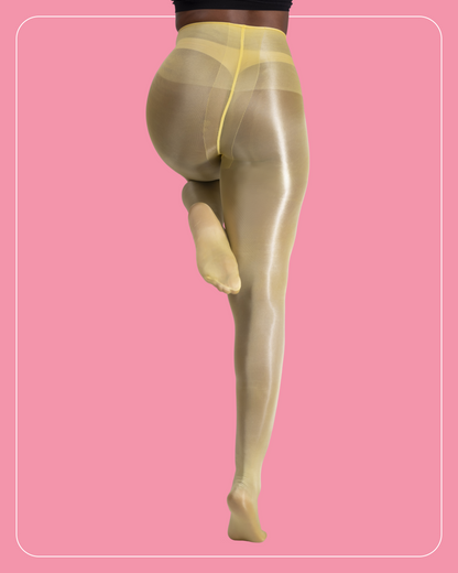 Lustrous Shiny Semi-Opaque Pantyhose