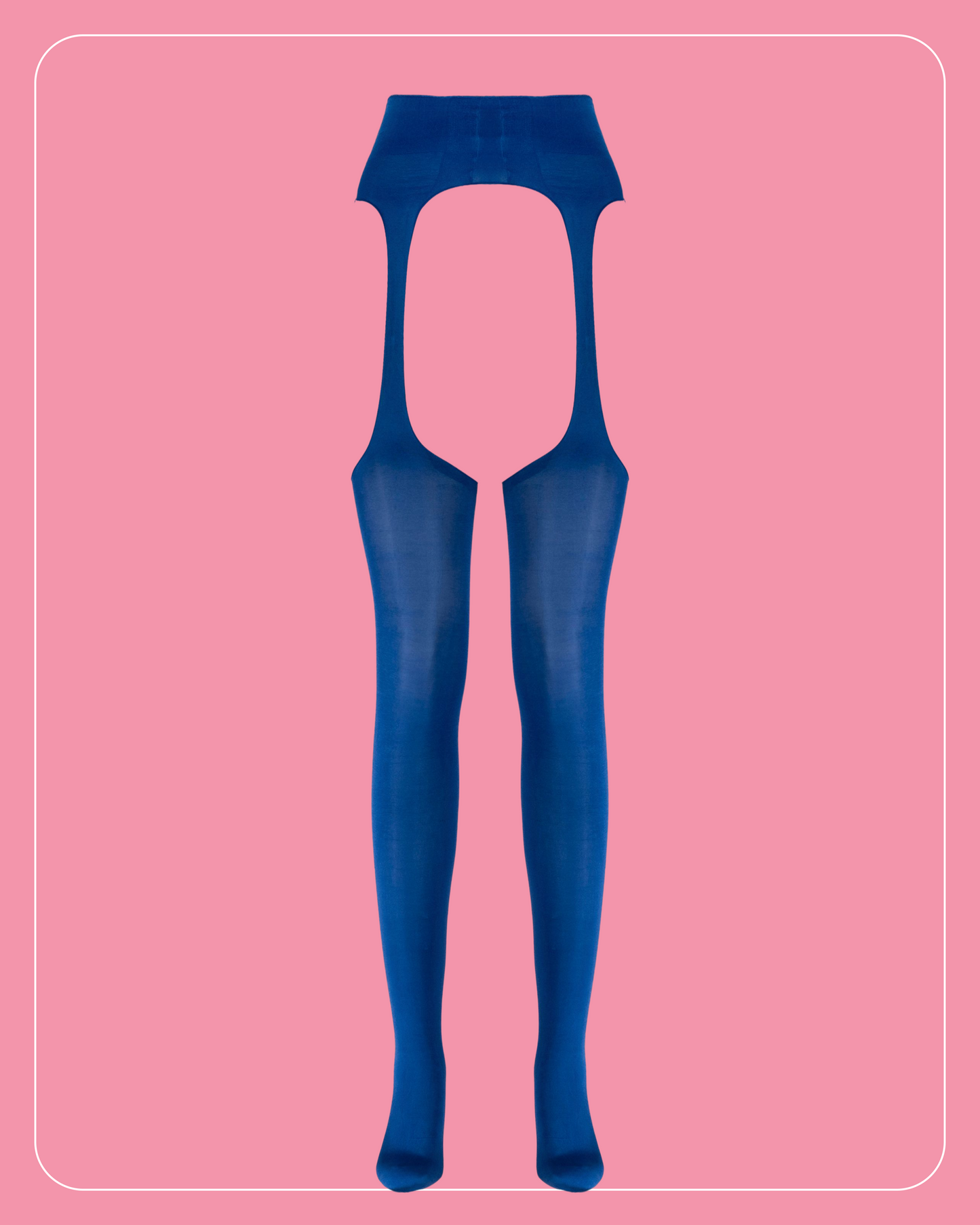 Lustrous Sheer Suspender Crotchless Tights
