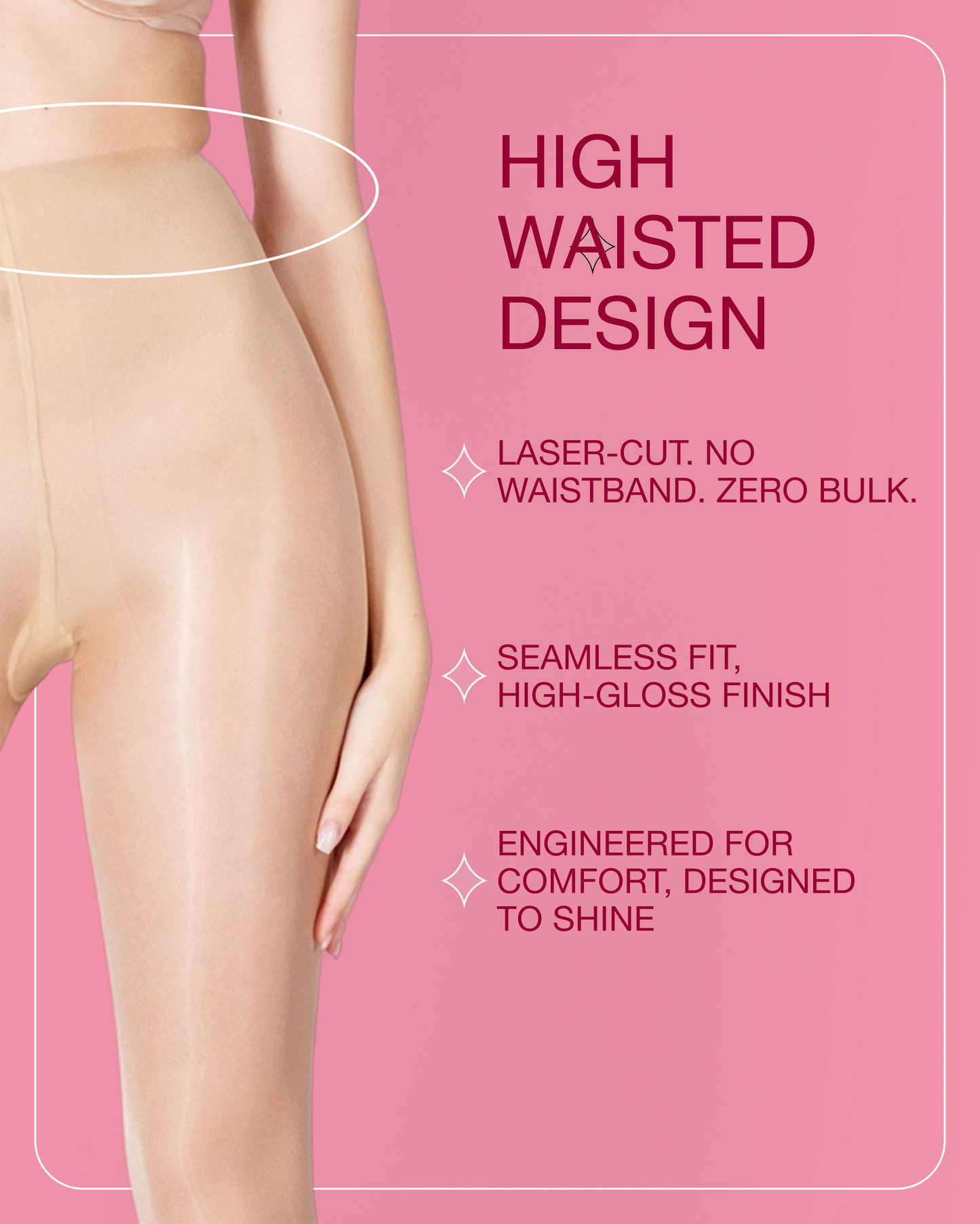 Lustrous Shiny Sheer Pantyhose