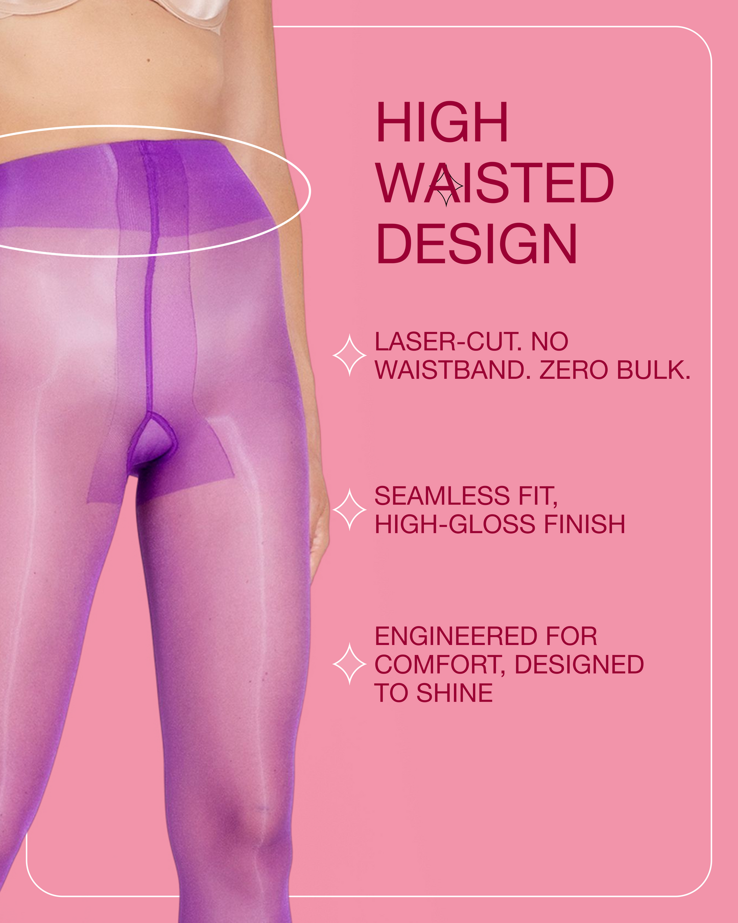 Lustrous Shiny Sheer Pantyhose