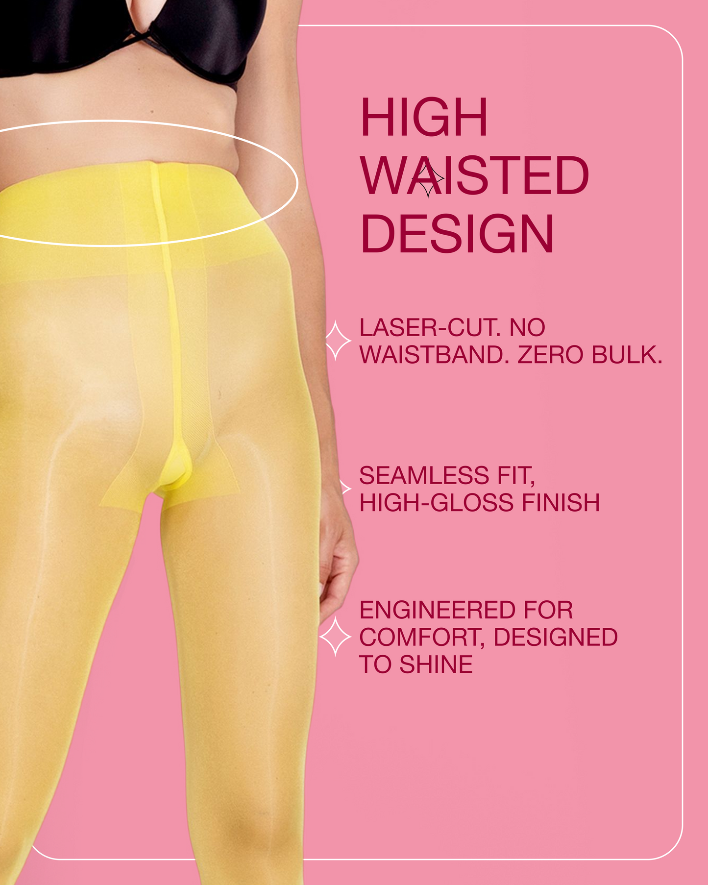 Lustrous Shiny Sheer Pantyhose