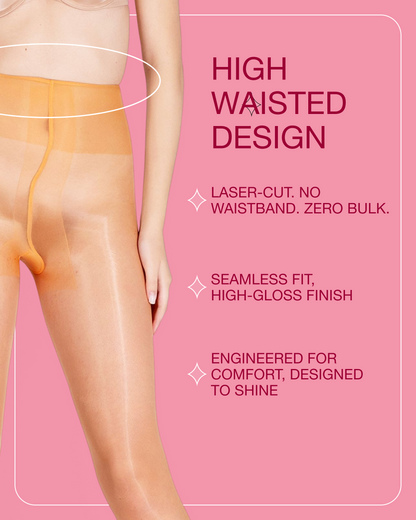 Lustrous Shiny Sheer Pantyhose