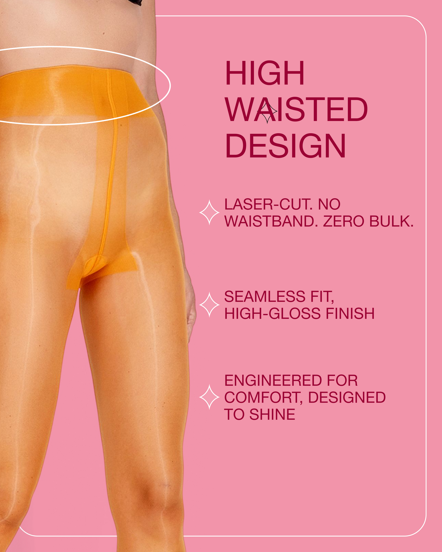 Lustrous Shiny Sheer Pantyhose