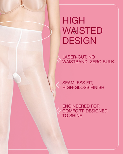 Lustrous Shiny Sheer Pantyhose