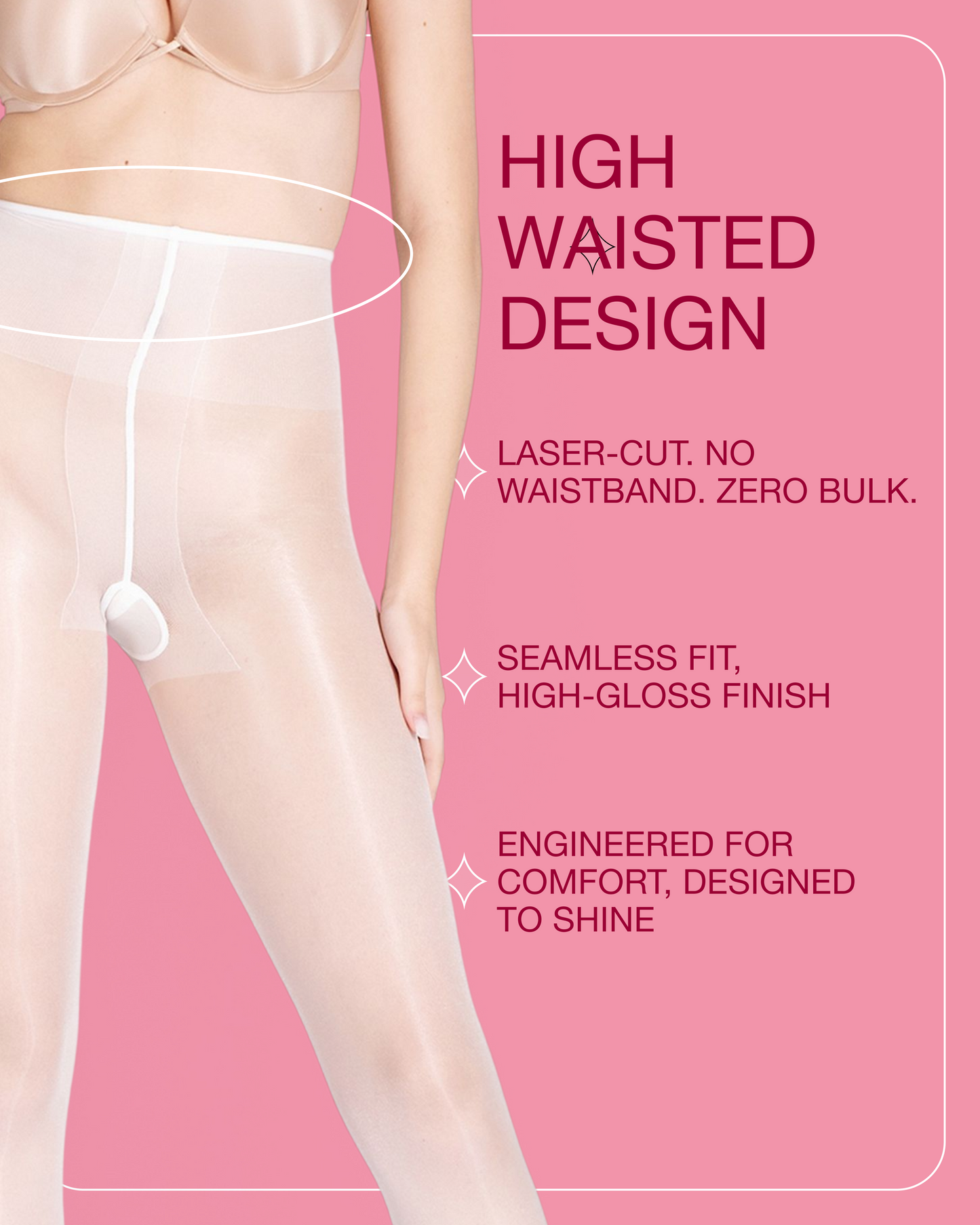 Lustrous Shiny Sheer Pantyhose