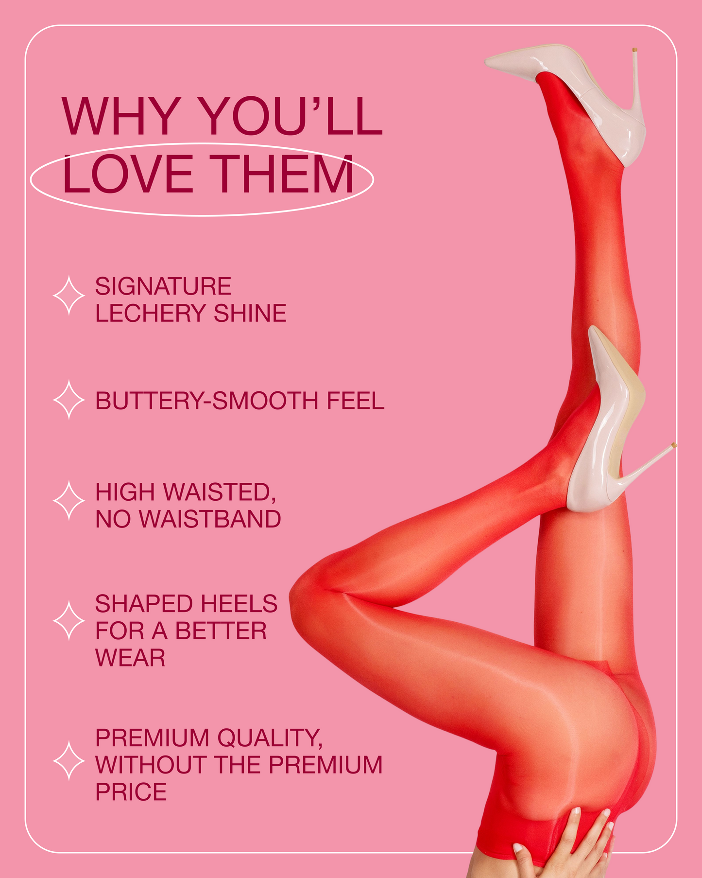 Lustrous Shiny Sheer Pantyhose