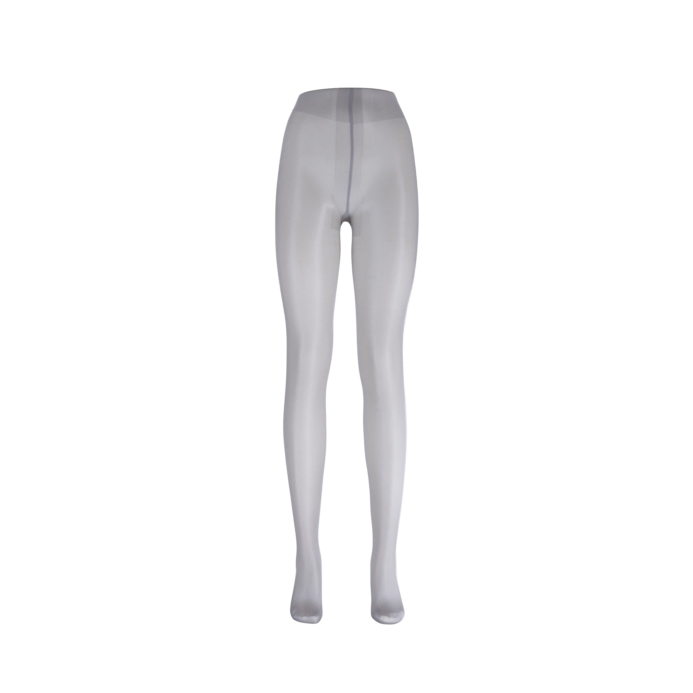 LECHERY® LUSTROUS SILKY SHINY 40 DENIER SEMI-OPAQUE PANTYHOSE TIGHTS • GREY