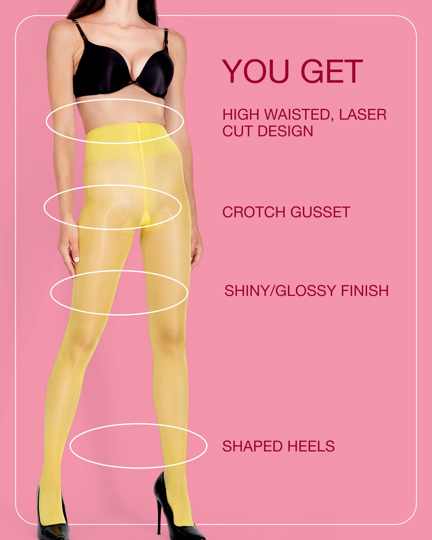 Lustrous Shiny Sheer Pantyhose