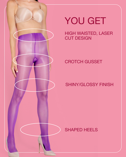 Lustrous Shiny Sheer Pantyhose