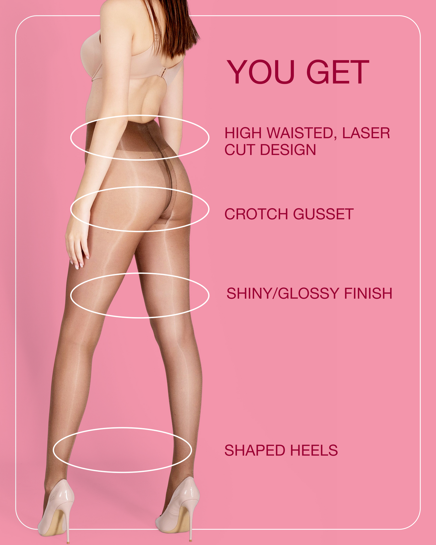 Lustrous Shiny Sheer Pantyhose